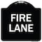 Signmission Fire Lane Supplementary Heavy-Gauge Aluminum Architectural Sign, 18" x 18", BW-1818-23991 A-DES-BW-1818-23991 - alternate 1